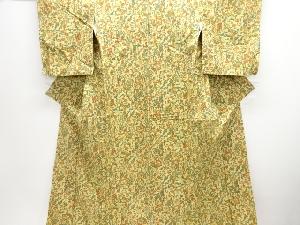 花鳥更紗模様上代紬着物